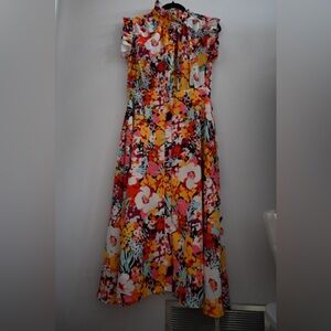Gracia Floral Ruffle Dress